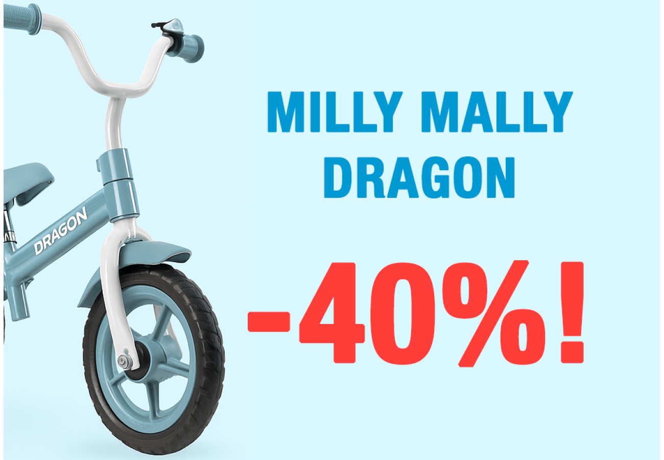 –40% allahindlus Milly Mally Dragon jooksuratastele!