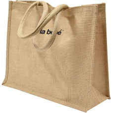 La Bebe ™ Shopper bag  Art.23615 Jute Bag Eco Džutas pludmales soma ar rokturiem 33x15x40cm