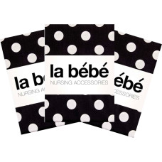 La Bebe ™ Set 75x75(3) Art.111634 Dots Kokvilnas/Satīna Autiņu komplekts 75x75 cm (3 gab.)