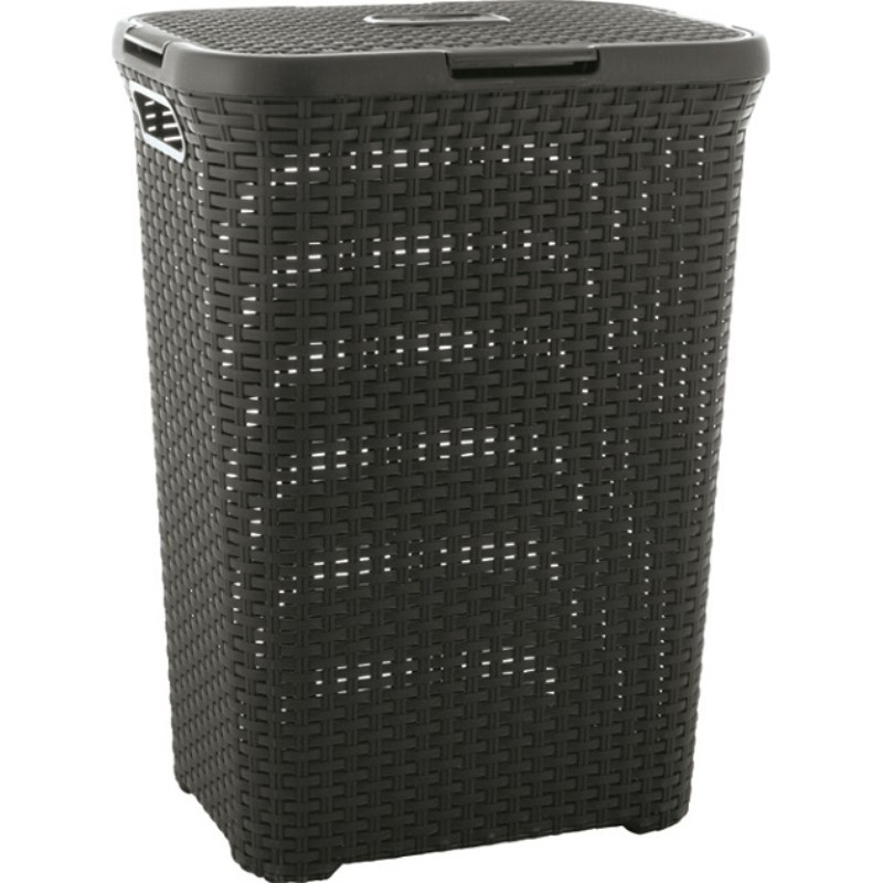 Curver Veļas kaste Style 60L 44,8x34,1x61,5cm tumši pelēka