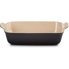 Le Creuset Cepamtrauks taisnstūra Heritage akmens masas 26x19cm / 2,4L melns