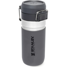 Stanley Termopudele The Quick Flip Water Bottle Go 0,47L tumši pelēka