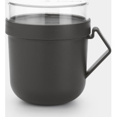 BRABANTIA Make & Take Lõunasöögikarp , 0.6L, dark grey