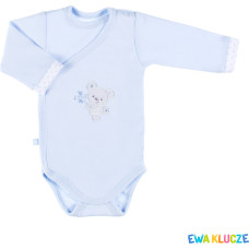 Ubranka EWA 852663 NEWBORN Body REGL DŁ niebieski 62