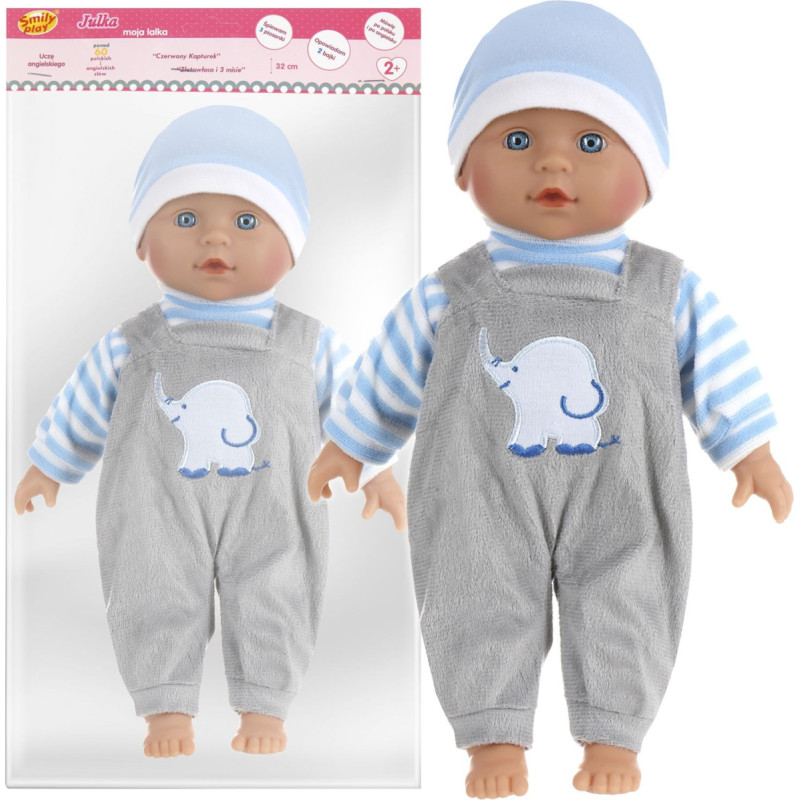 Smily Play Lalka Julka Interaktywna Bobas M&oacute;wi Śpiewa 32cm SP83942