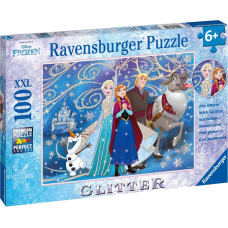 Ravensburger Puzzle Frozen-glittery Snow 100p 13610