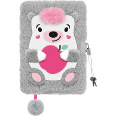 Bambino (Topgal) My Little Friend Hedgehog Hairy Diary with padlock A5 96K 8982