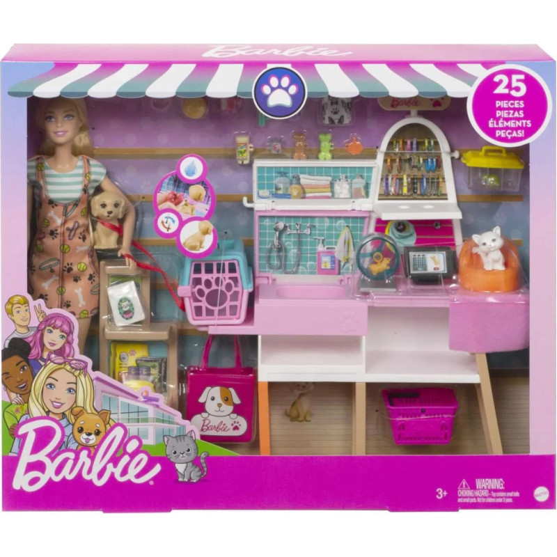 Mattel Barbie Doll Playset Pet Boutique GRG90 Mattel