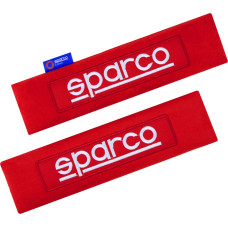 Sparco Seat Belt Pads Set, red