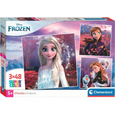 Clementoni puslekomplekt Frozen 3 x 48 tk