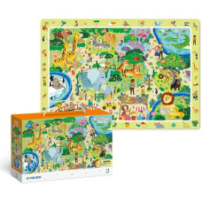 Dodo Educational puzzle Observation Puzzle At the Zoo 80 pcs