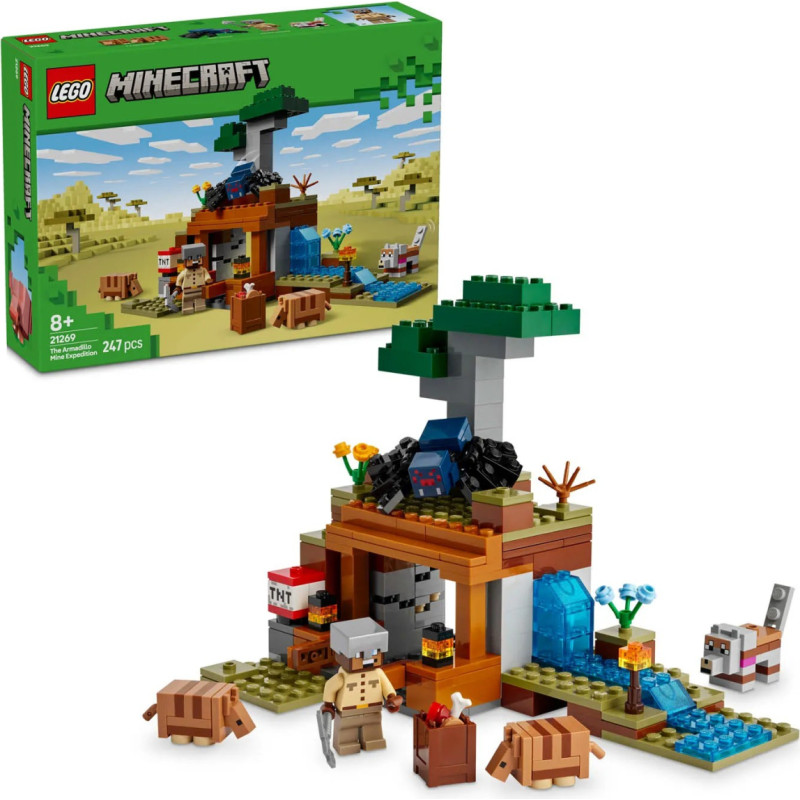 Lego Minecraft Wyprawa Do Pancernikowej Kopalni 21269