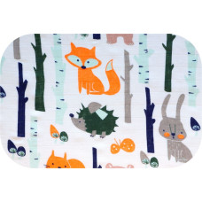 Ega Kids Diaper - 25615 - TETRA PRINT - EGA - LUX - LIFE in the FOREST - size 70x80 cm