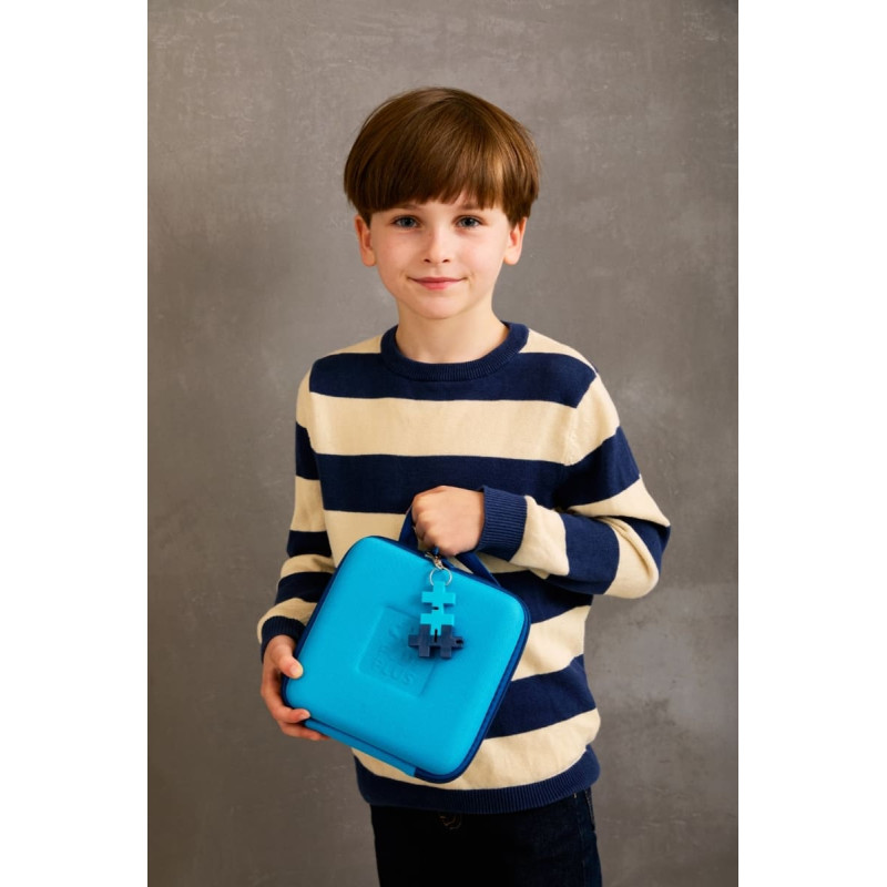 Plus Plus Hexel raktų pakabukas, šviesia/tamsiai mėlynos