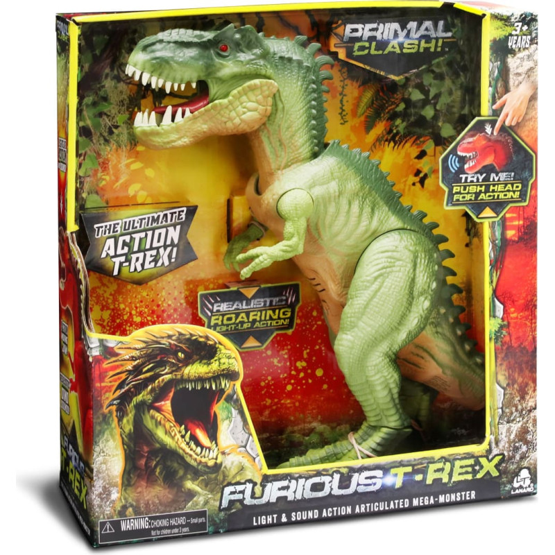 Lanard PRIMAL CLASH Įsiutęs tiranozauras