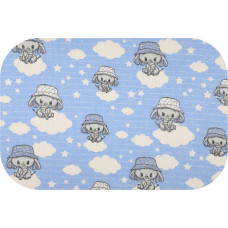 Ega Kids mähe - 29798 - TETRA PRINT - EGA - ELEPHANT in a HAT - BLUE -  suurus 70x80 cm