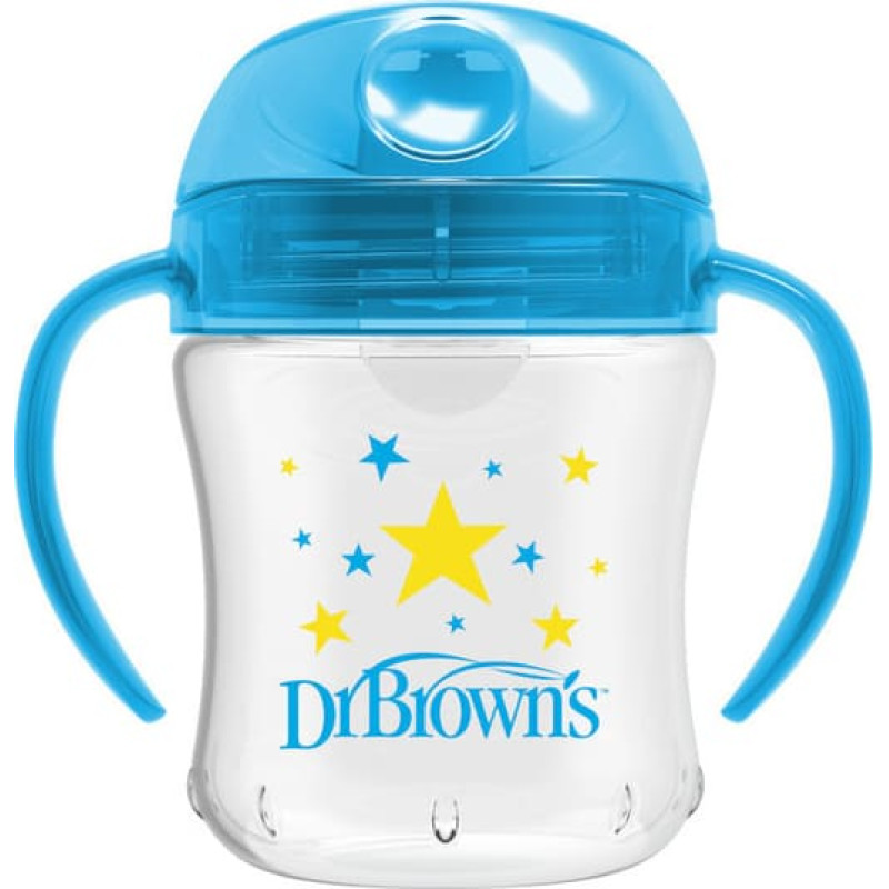 Dr.browns TC61004 SOFT SPOUT MUG 180ML BLUE 6+
