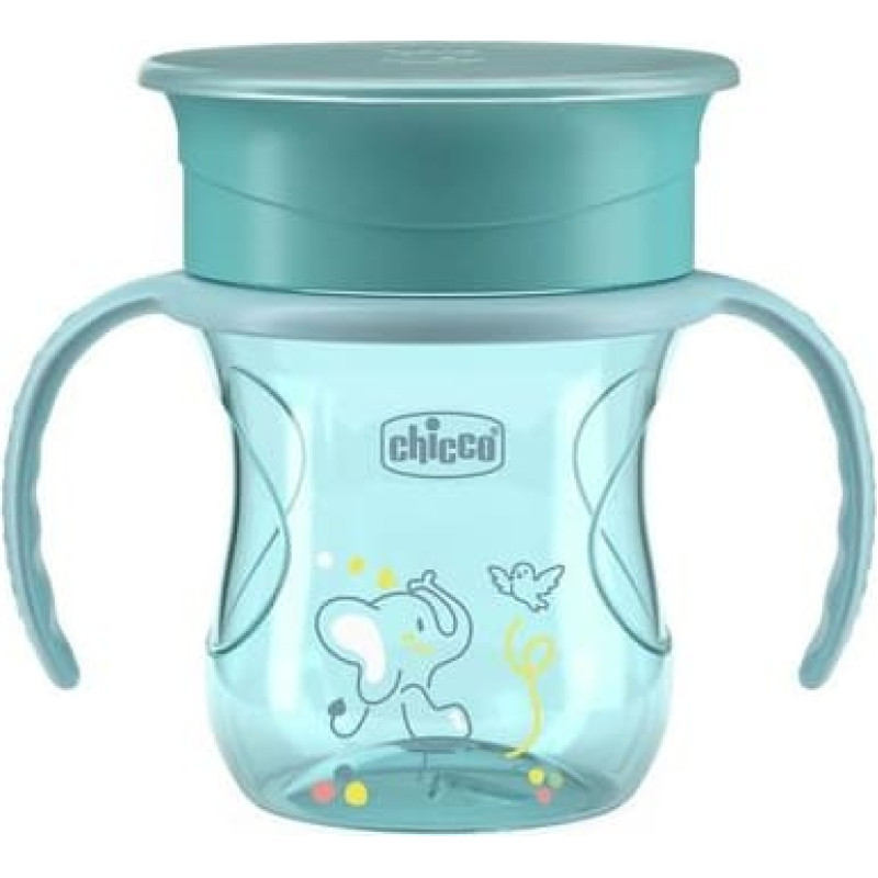 Chicco 180684 360 CUP FOR LEARNING TO DRINK 12+ BLUE