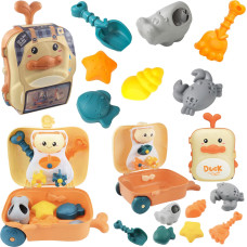 ZESTAW DO PIASKU W WALIZCE 8 ELEMENTÓW