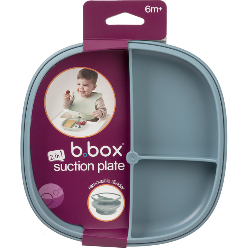 B.box BB101508 Talerzyk z przyssawką 2w1 błękitny