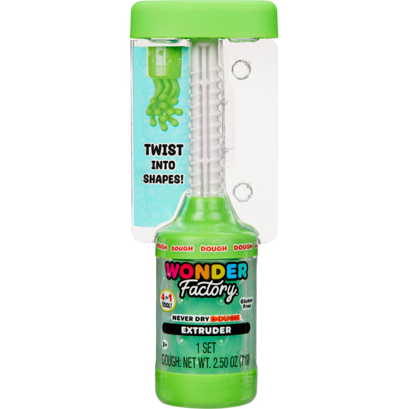 MGA Wonder Factory Never Dry Dough Extruder &ndash; Green 532248