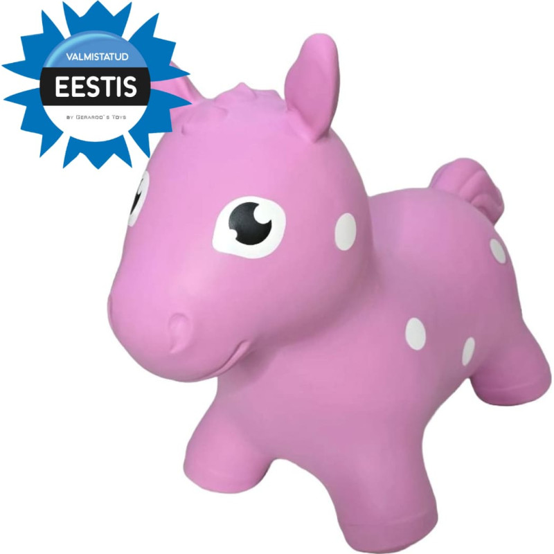Gerardo's Toys Jumpy hüppeloom Hobune, roosa