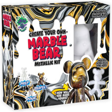 Splat Planet Marble Bear meisterduskomplektiga, metallik