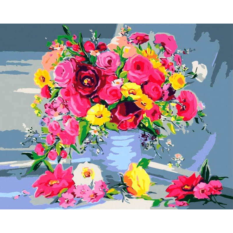 Other Painting by the numbers - 45919 - BOUQUET - size 40x50 cm