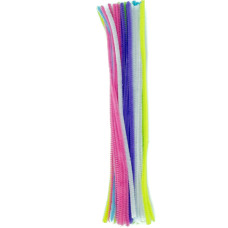 DRUCIKI PLUSZOWE NEONOWE 40 SZTUK