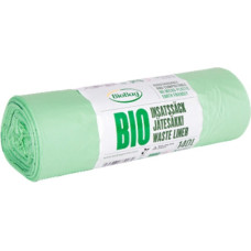 Biobag Atkritumu maisi kompostējami BioBag 140/190L (10 gab. rullī) 17mkr. 87x138cm zaļi