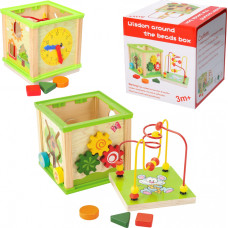 LABIRYNT PRZEWLEKANKA EDUKACYJNA DREWNO