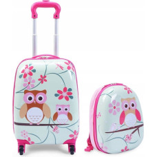 Marko 16inch luggage + backpack set  owl