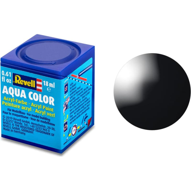 Revell Aqua Color Acrylic black gloss