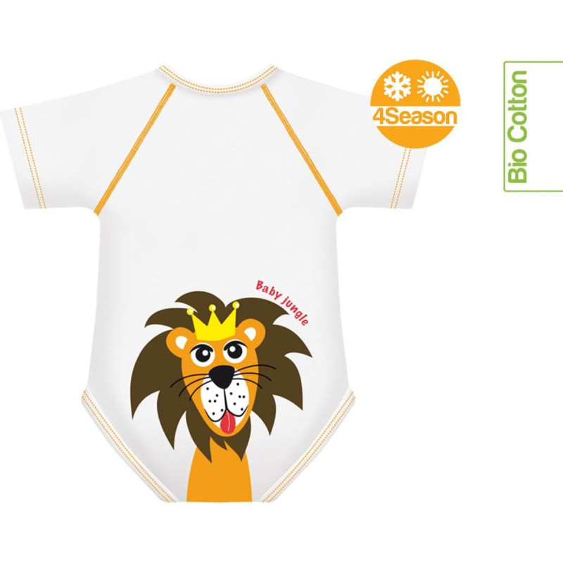 Growing body Bio Cotton 4Season 0-36m lion