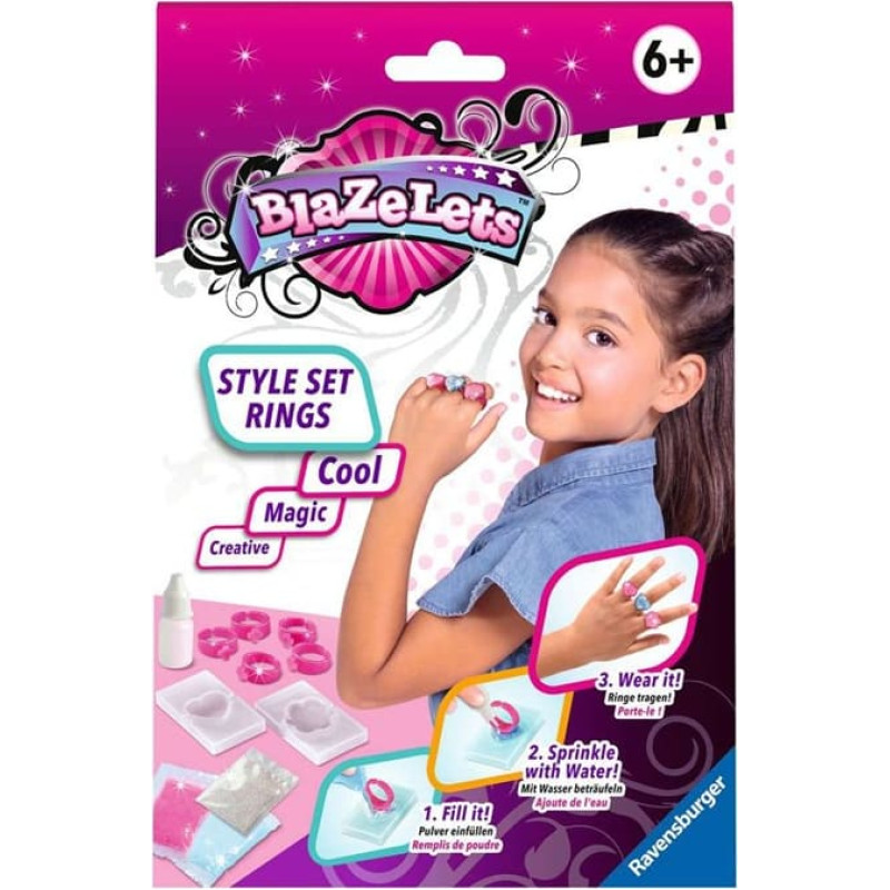 Ravensburger Craft Kit &ndash; Blazelets Style Set: Rings