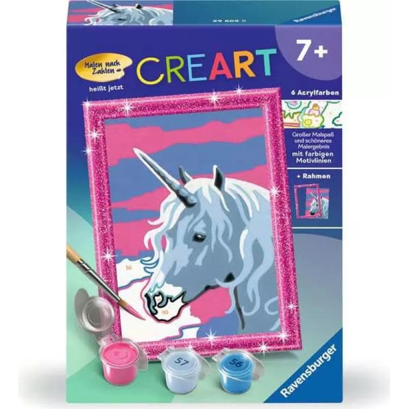 Ravensburger Paint by numbers 12x8.5 cm Unicorn