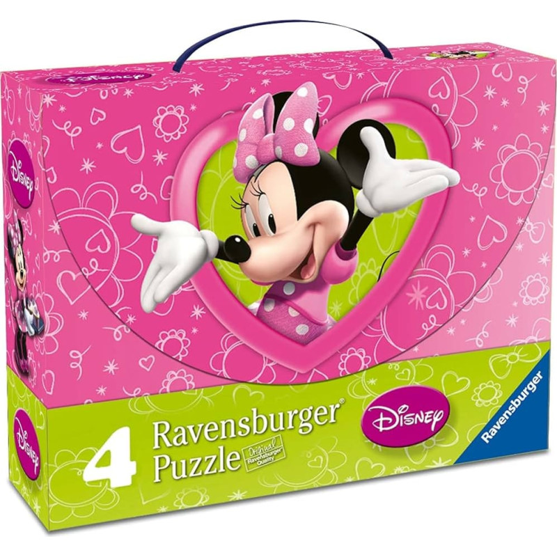 Ravensburger Puzzle Suitcase 4in1 Minnie Mouse