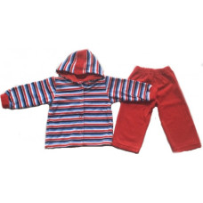 Margo Komplekts velūra 80 cm 19021 red stripes-Izpārdo&scaron;ana