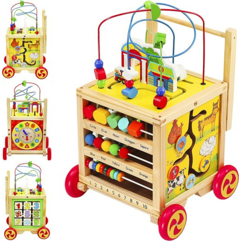 Kruzzel Koka stumjamā rotaļlieta-rati 22606