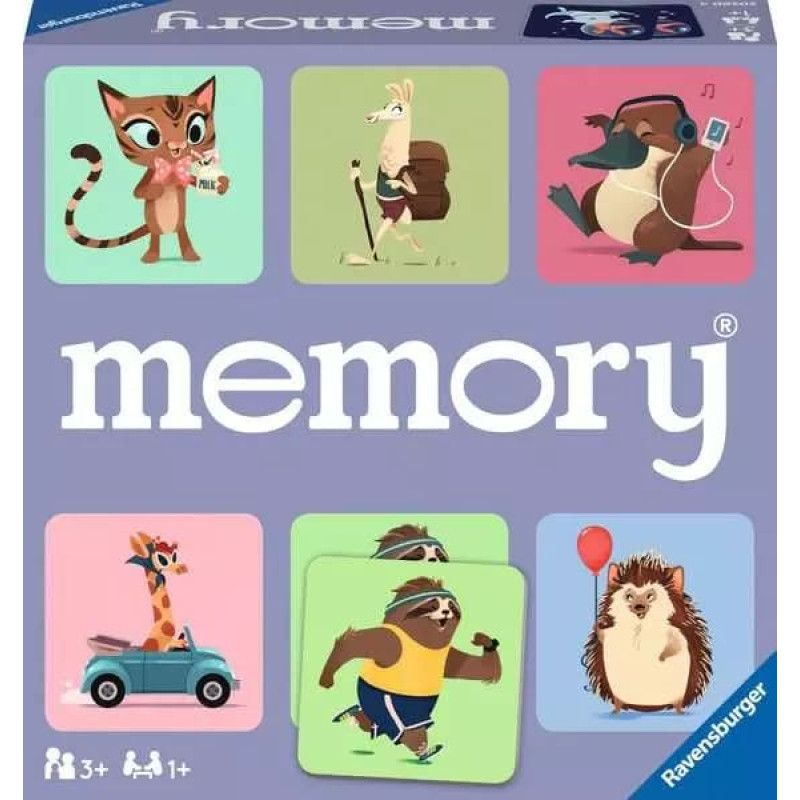 Ravensburger Memory Game Wild World of Animals