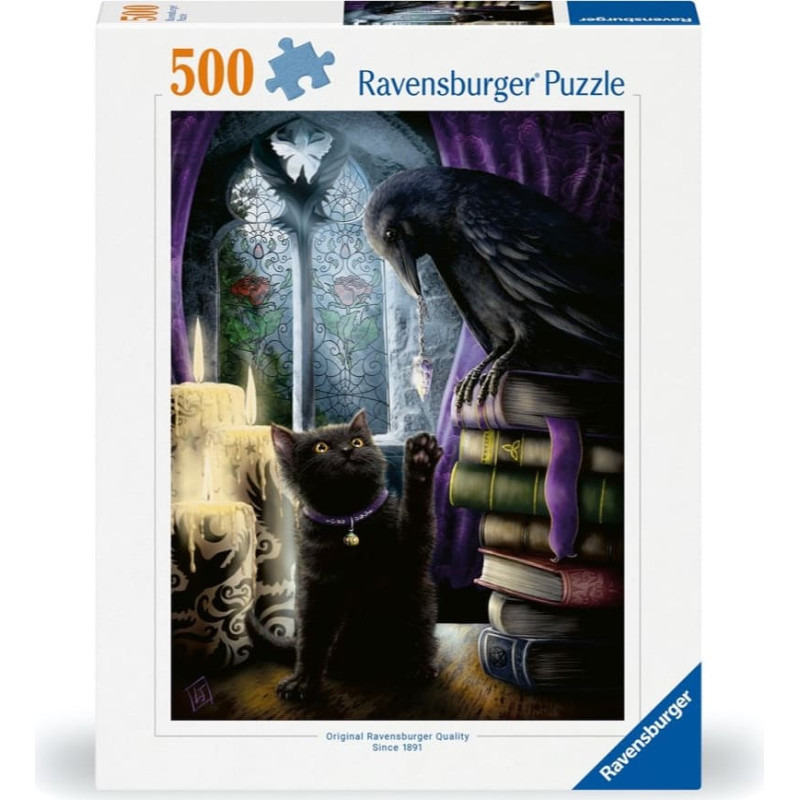 Ravensburger Puzzle R 500 Black Cat and Raven