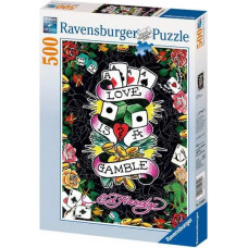 Ravensburger Puzzle 500 Ed Hardy: Love is..