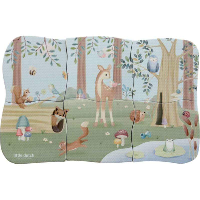Little Dutch Bath foam puzzle &acute;Forest Friends&acute;