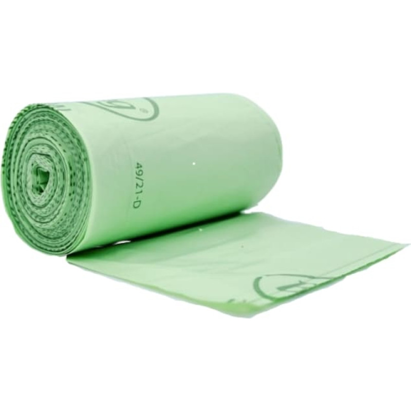 Biobag Atkritumu maisi kompostējami BioBag 80L Superline (20 gab. rullī) 23mkr. 68x91cm zaļi