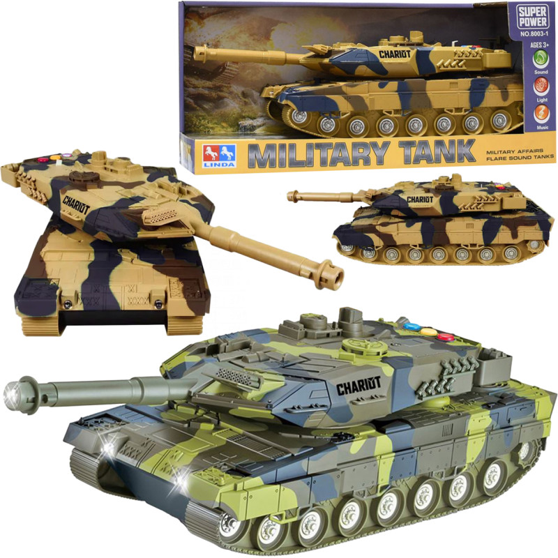 CZOŁG ZE ŚWIATŁEM I DŹWIĘKIEM