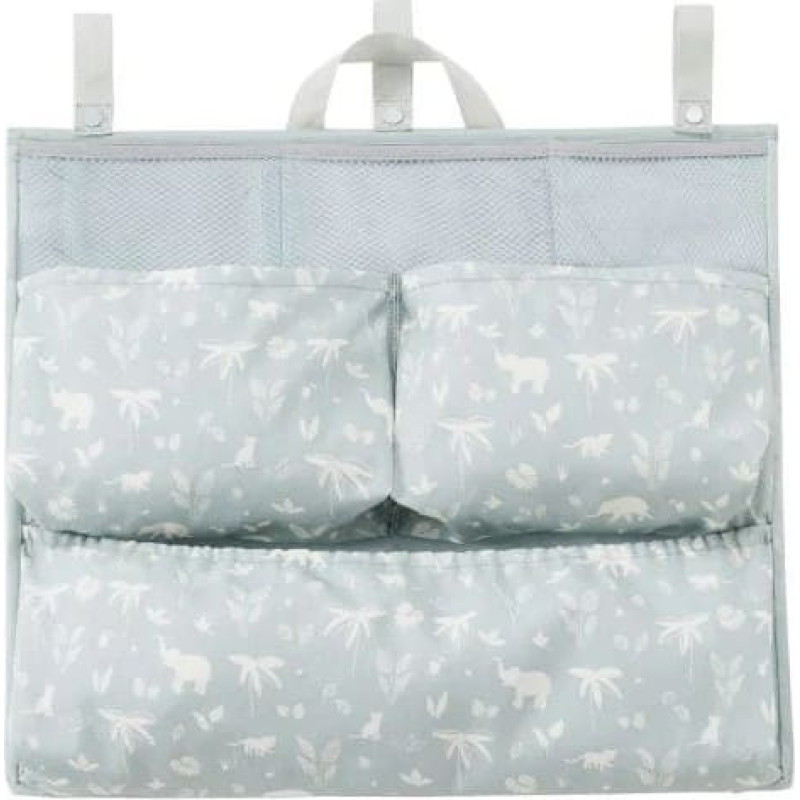 Baby To Love CRIB CADDY & ORGANIZER - GREEN TROPIC