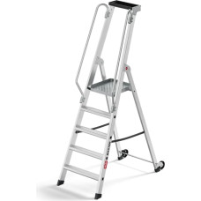 Hailo Kāpnes mobilās platformas Master P80  / alumīnija / 5 pakāpieni