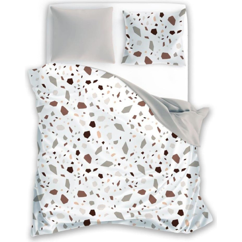 POŚCIEL KPL.220X200+2x70X80 BOHO 001 SATYNA BAW.