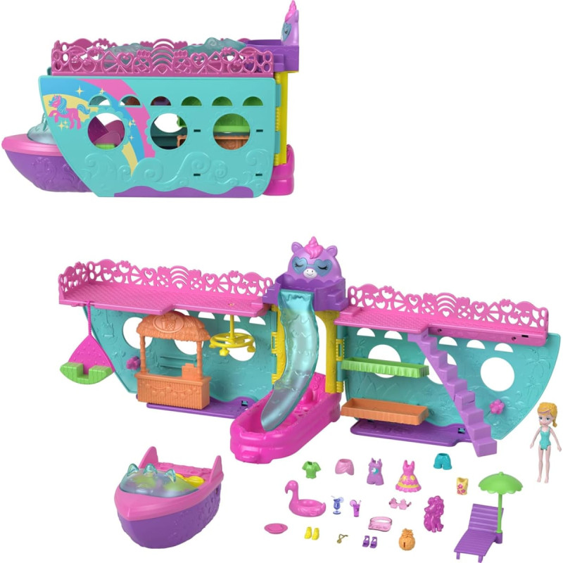 Polly Pocket Unicorn Boat