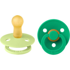 Bibs Colour Round SS26 pacifiers Matcha / Cactus 0-6m 2pcs